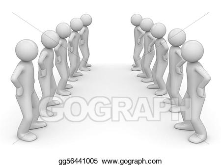 Conflict clipart team conflict. Stock illustration opposite sides