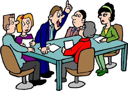 confused clipart group discussion