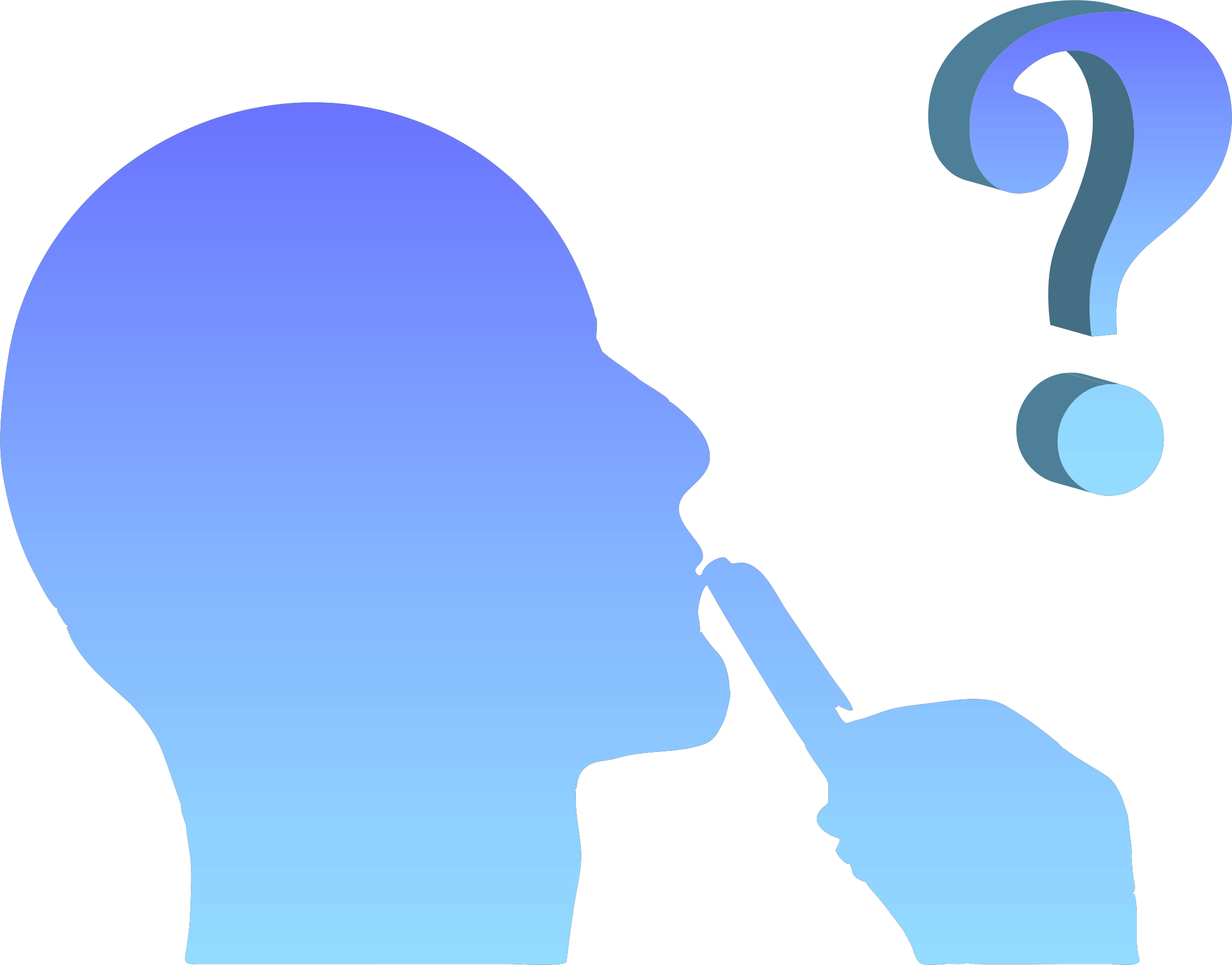 Confused clipart self doubt. I have an identity