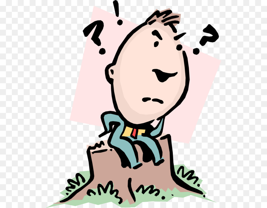 confused clipart worry