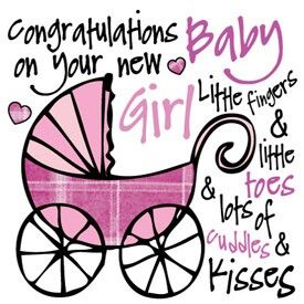 congratulations clipart baby girl