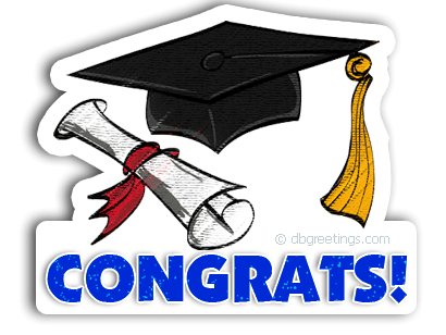 congratulations clipart degree