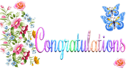 Free glitter flowers cliparts. Congratulations clipart sparkly