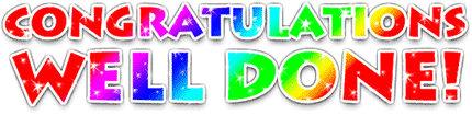congratulations clipart well done