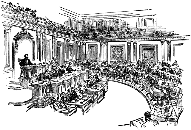 Congress clipart black and white. Senate etc 