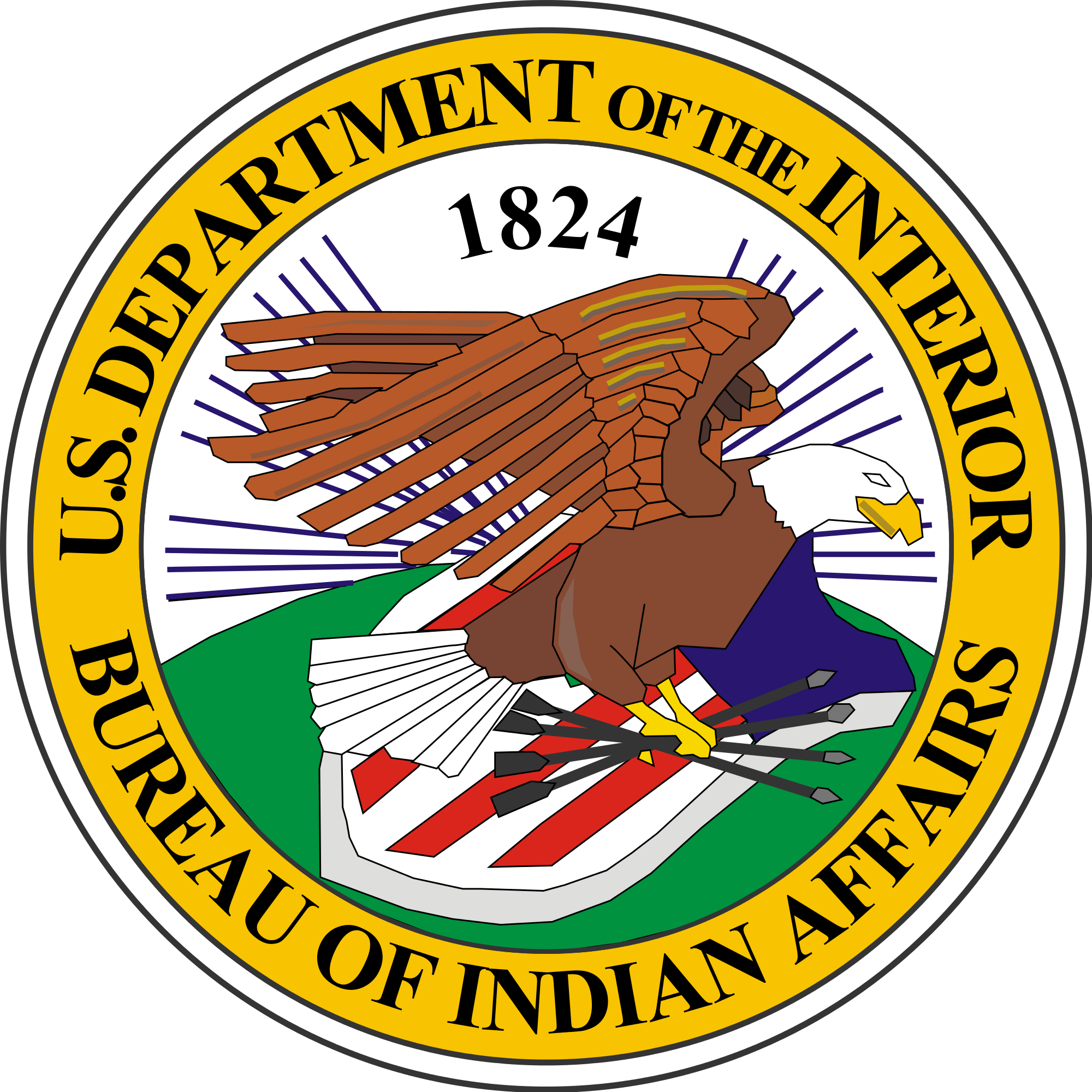Bureau of indian affairs. Justice clipart federal agent