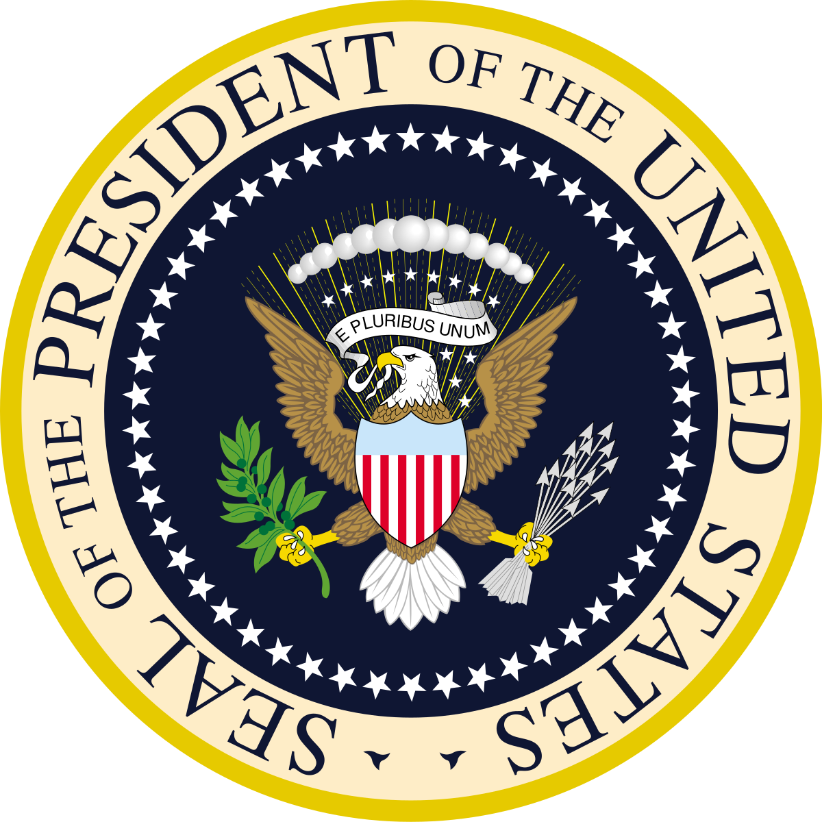 Seal of the united. Words clipart president