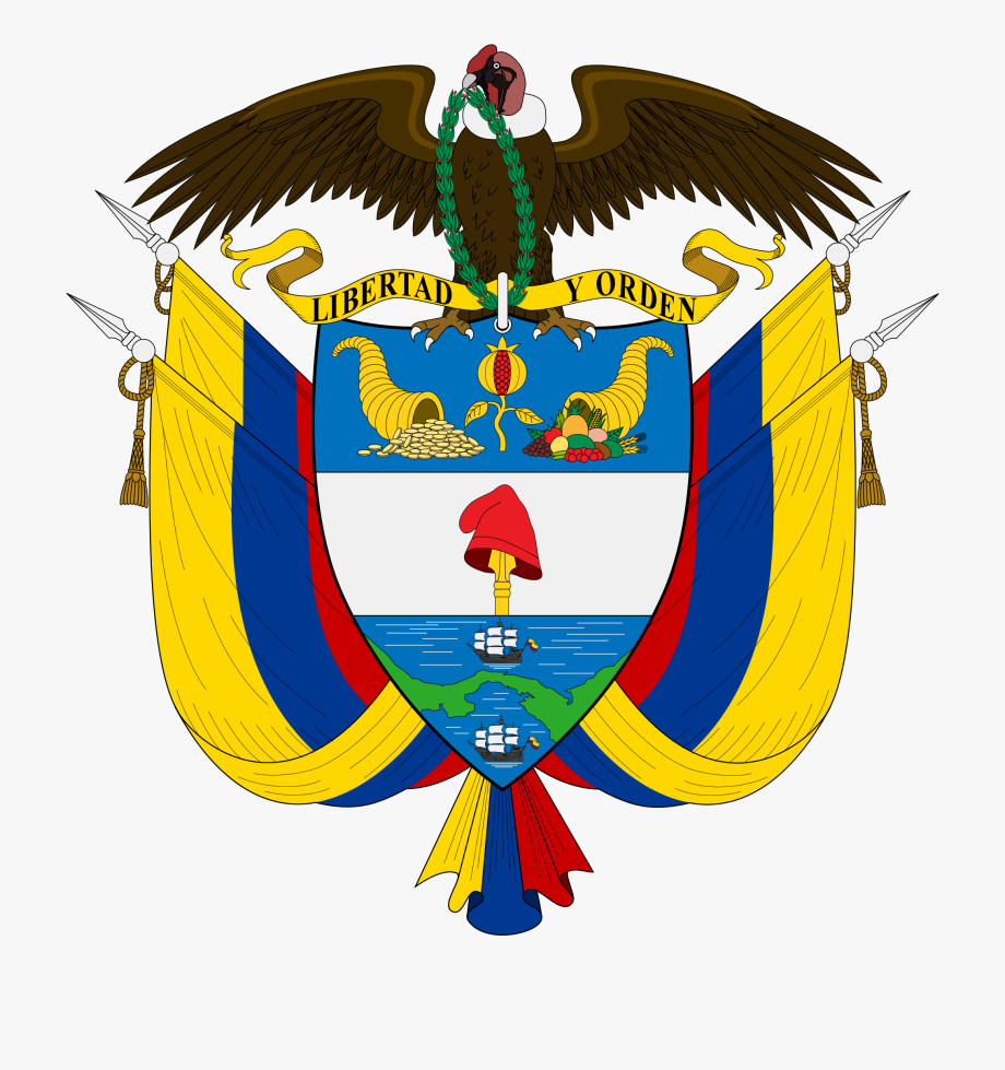 Constitution clipart bachelor's degree. Bachelor s colombia coat