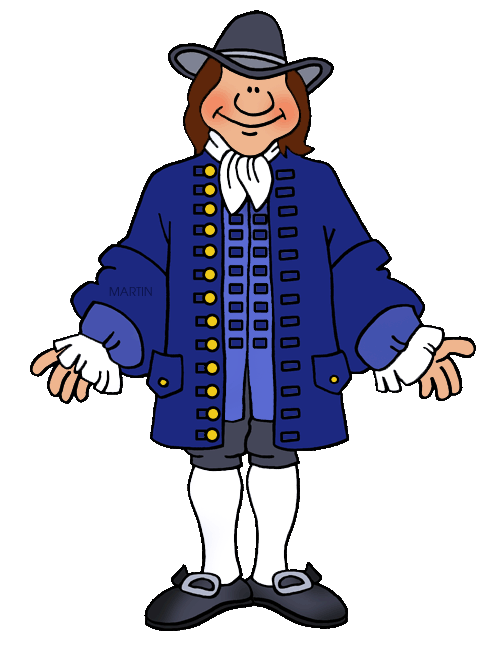 history clipart colonists