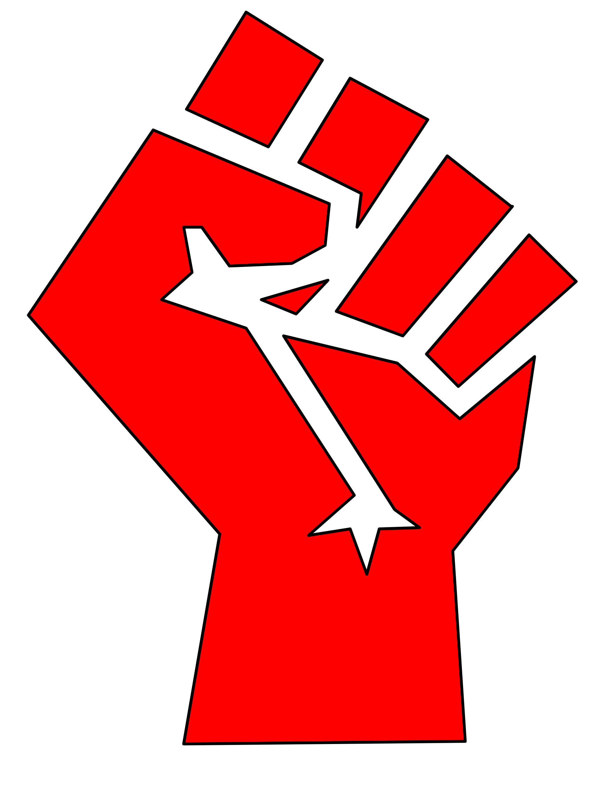 fist clipart solidarity