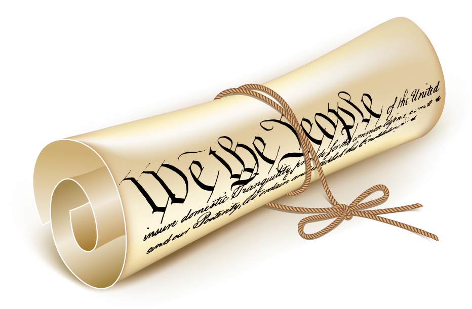 scroll clipart constitution
