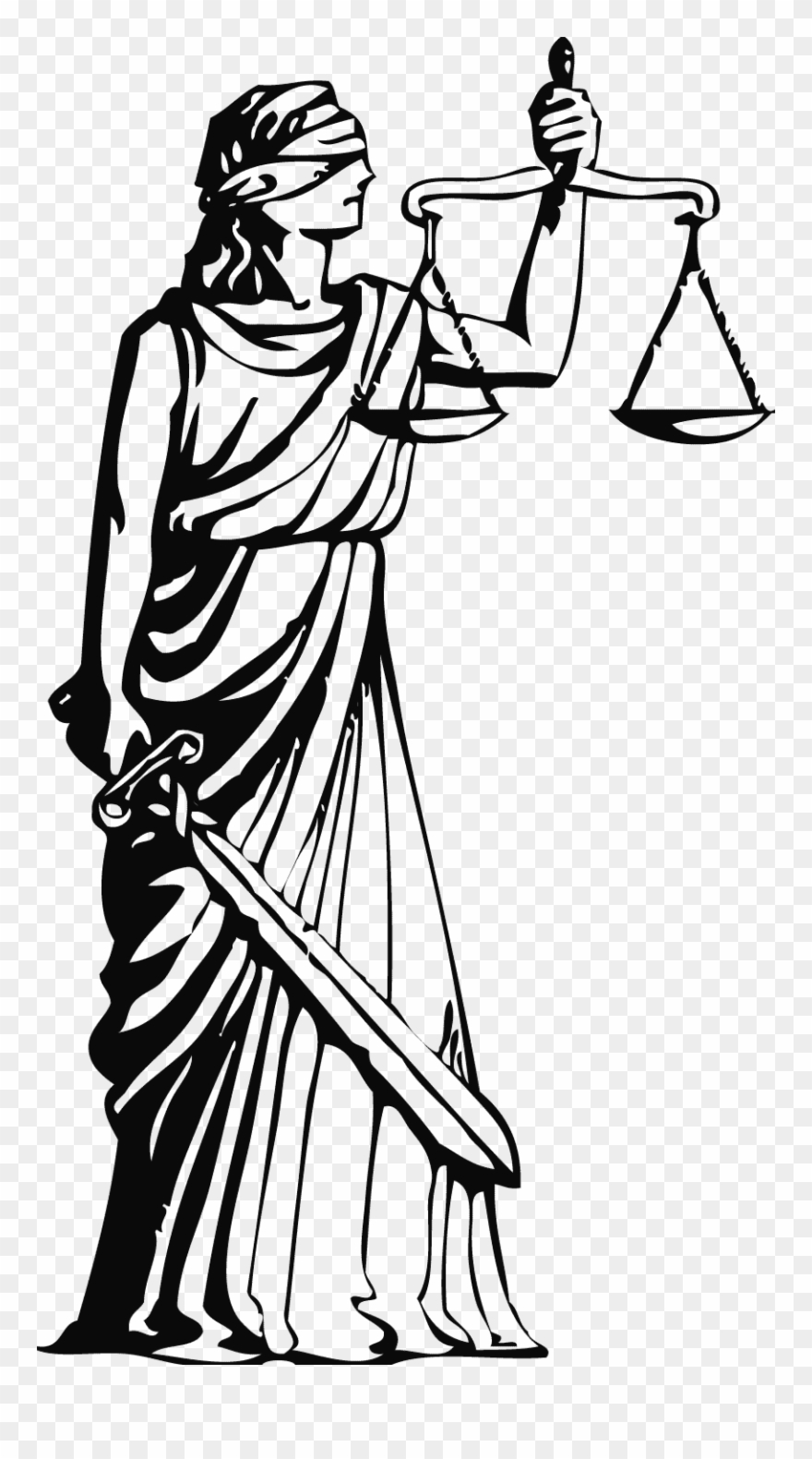 Black and white lady. Constitution clipart transparent