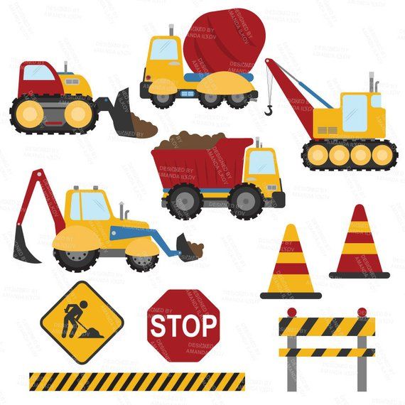 Construction clipart construction theme, Construction construction ...