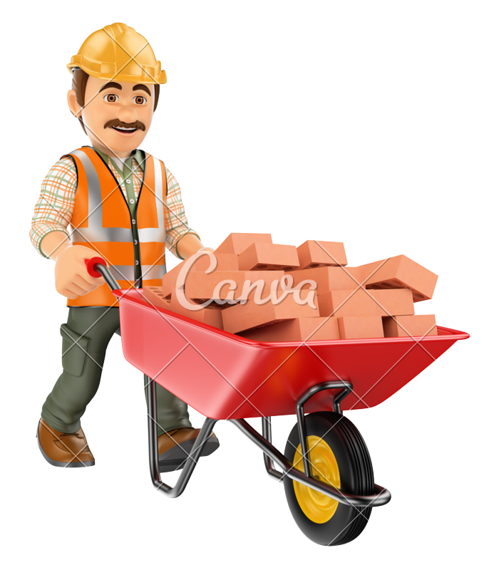 construction clipart wheelbarrow
