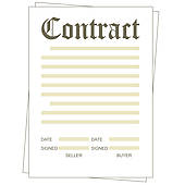 Clip art royalty free. Contract clipart