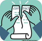 contract clipart breach contract