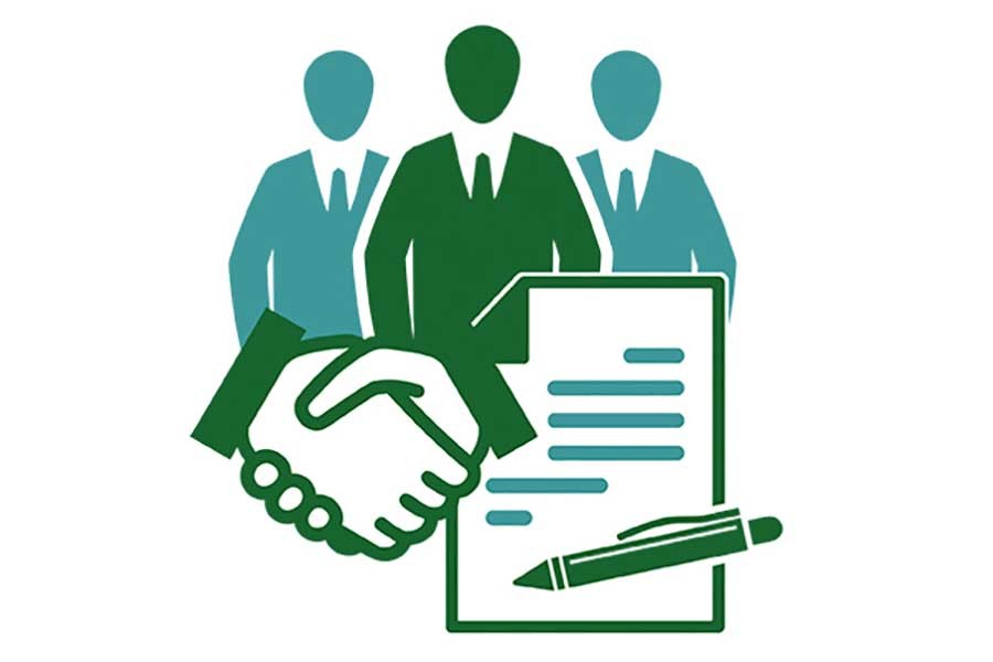 contract clipart business contract