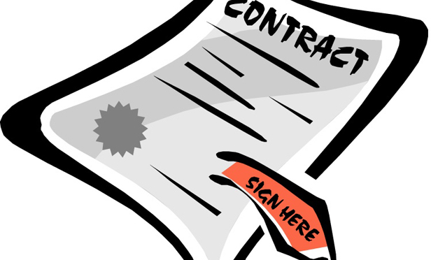 Document clipart agreement. Contract clip art library