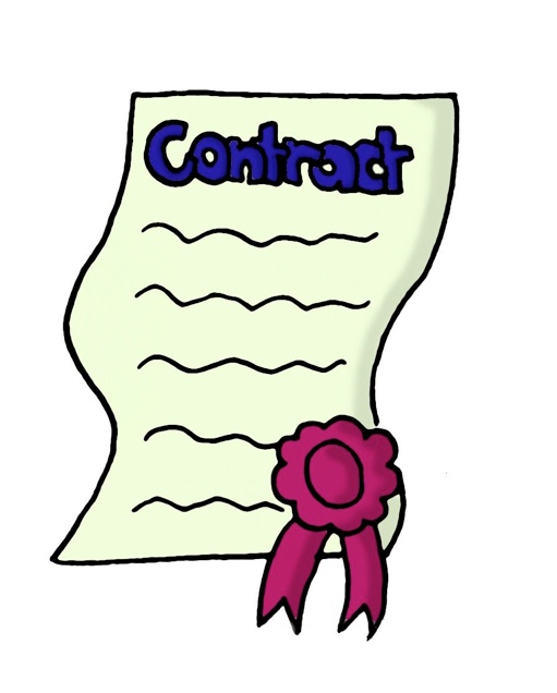 contract clipart earnest