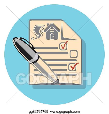 contract clipart insurance contract