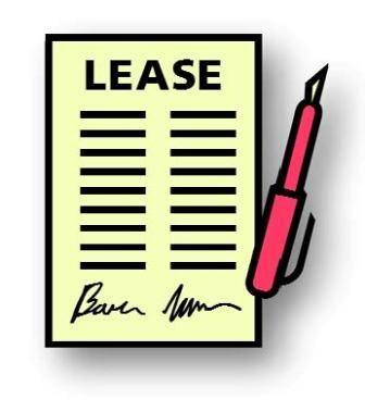 contract clipart lease
