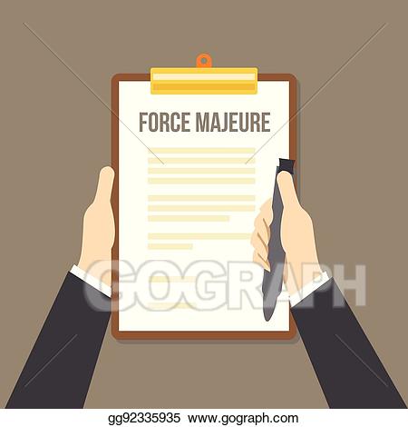 Contract clipart liability. Clip art vector force