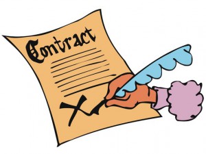 contract clipart marriage contract