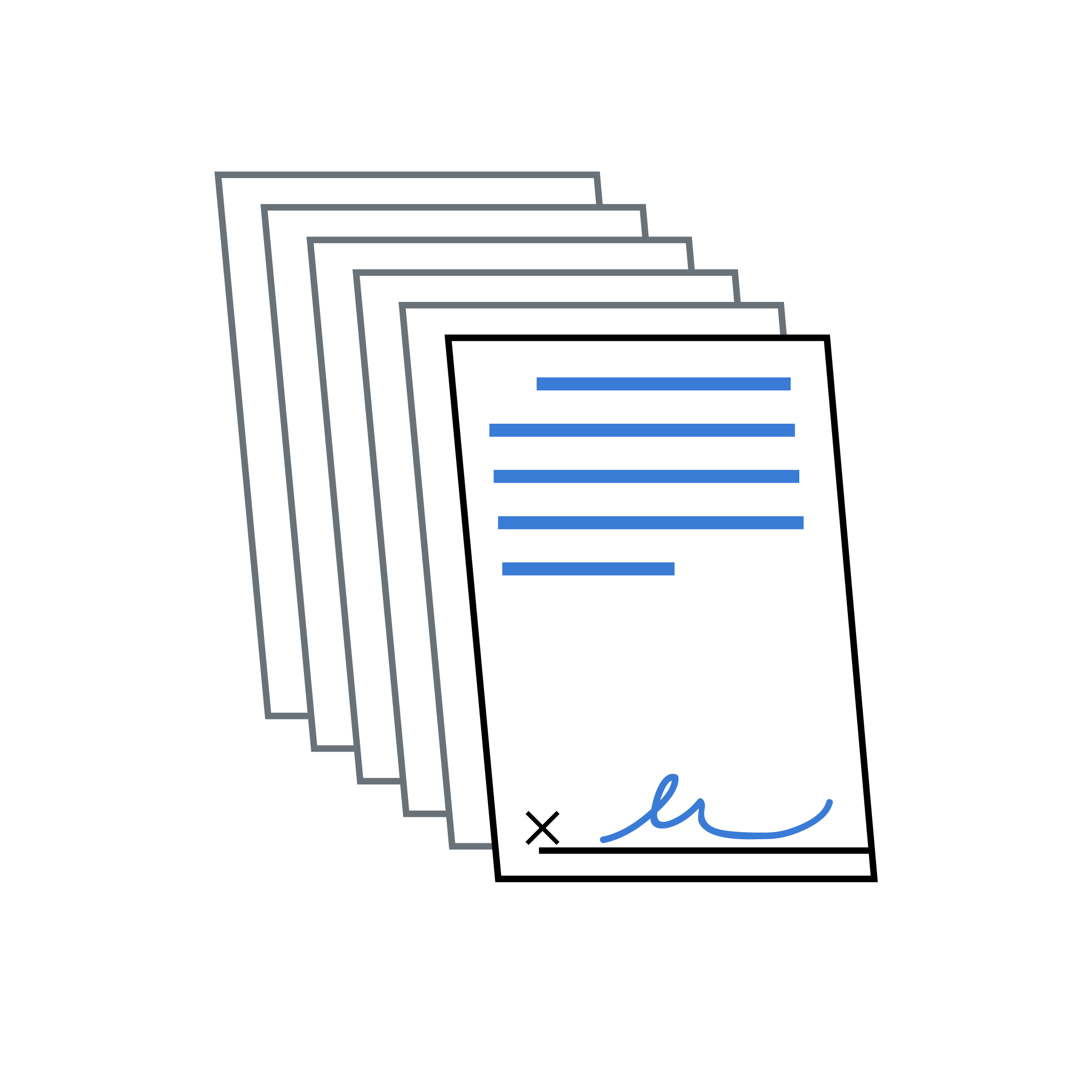 contract clipart signature required
