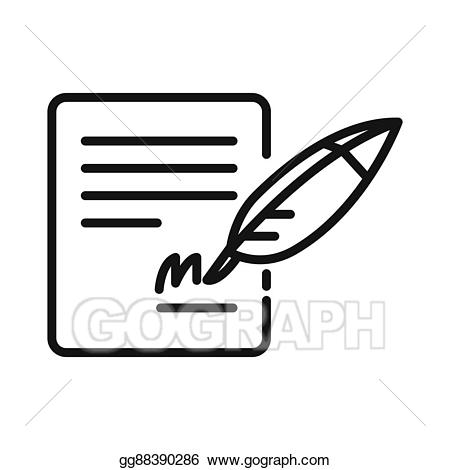 contract clipart signed contract