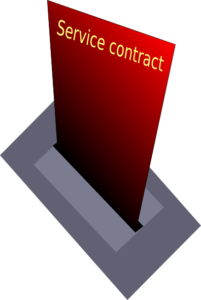 contract clipart vector