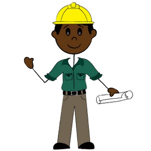 contractor clipart african american man