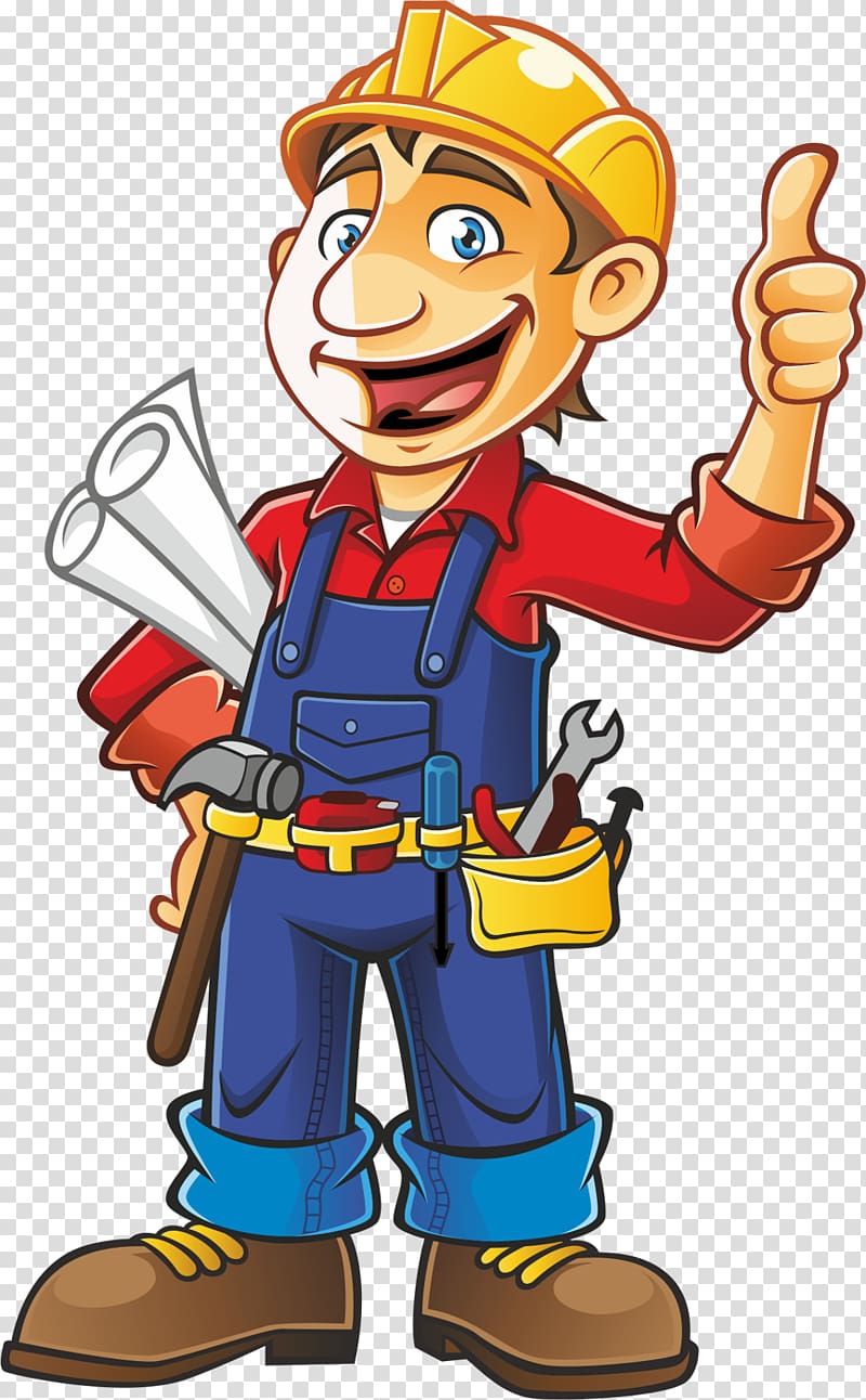 contractor clipart animated