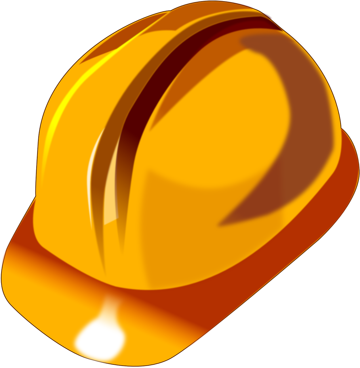 Helmet clipart builder. Construction contractors safety and