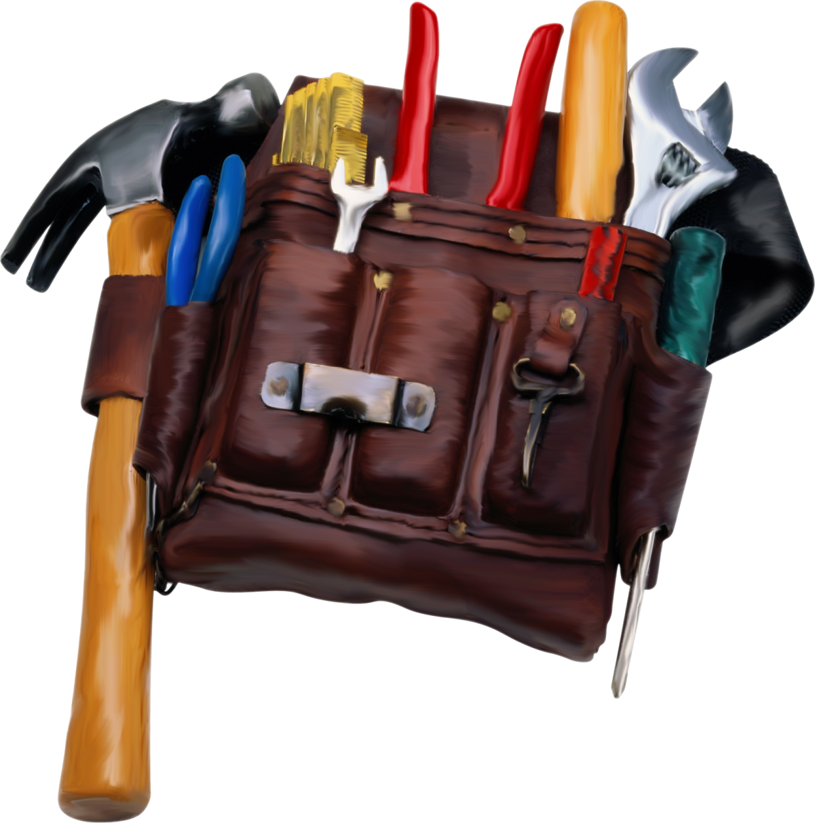handyman clipart tool bag