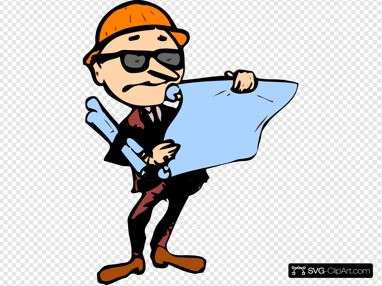 contractor clipart working man