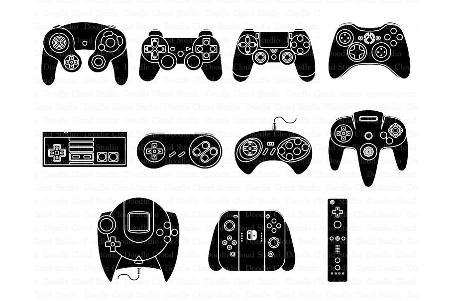 Controller files . Game clipart svg