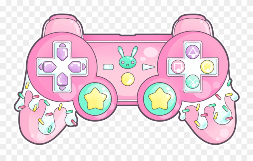 controller clipart pink