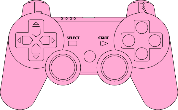 controller clipart pink
