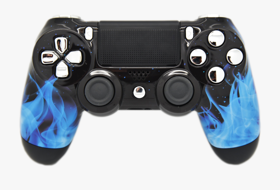 Controller clipart ps controller. Hd blue flame png
