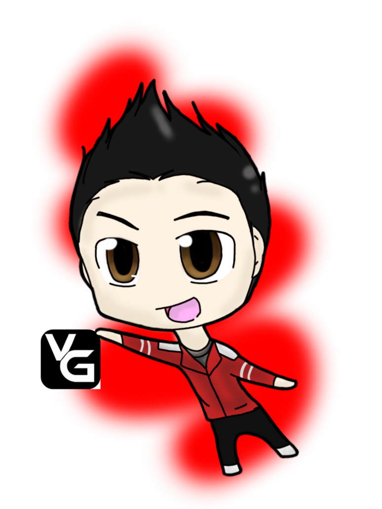 Vanossgaming chibi by cookiecatworld. Controller clipart red cartoon