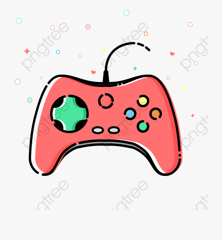 controller clipart red cartoon