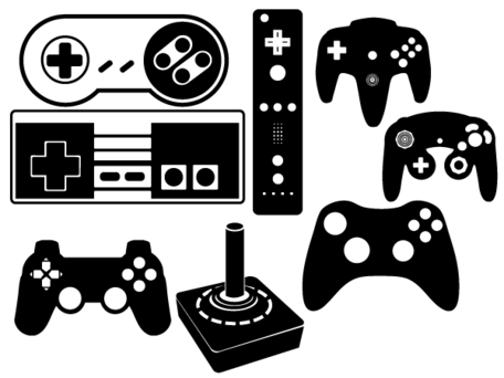 controller clipart retro