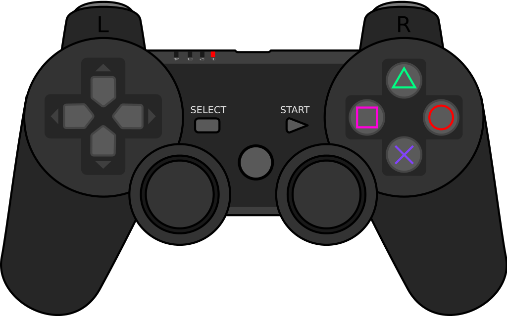 gaming clipart playstation 4 controller