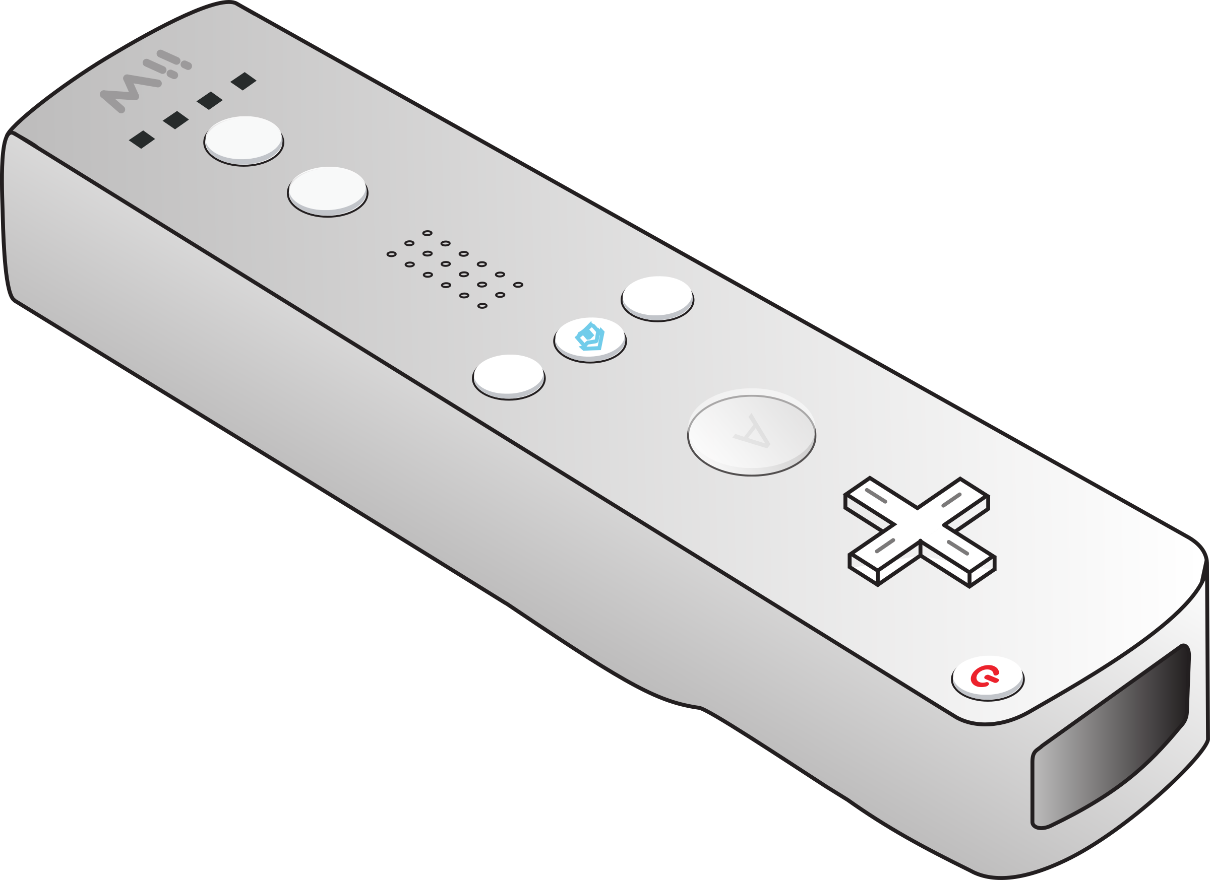 Wiimote big image png. Controller clipart vector