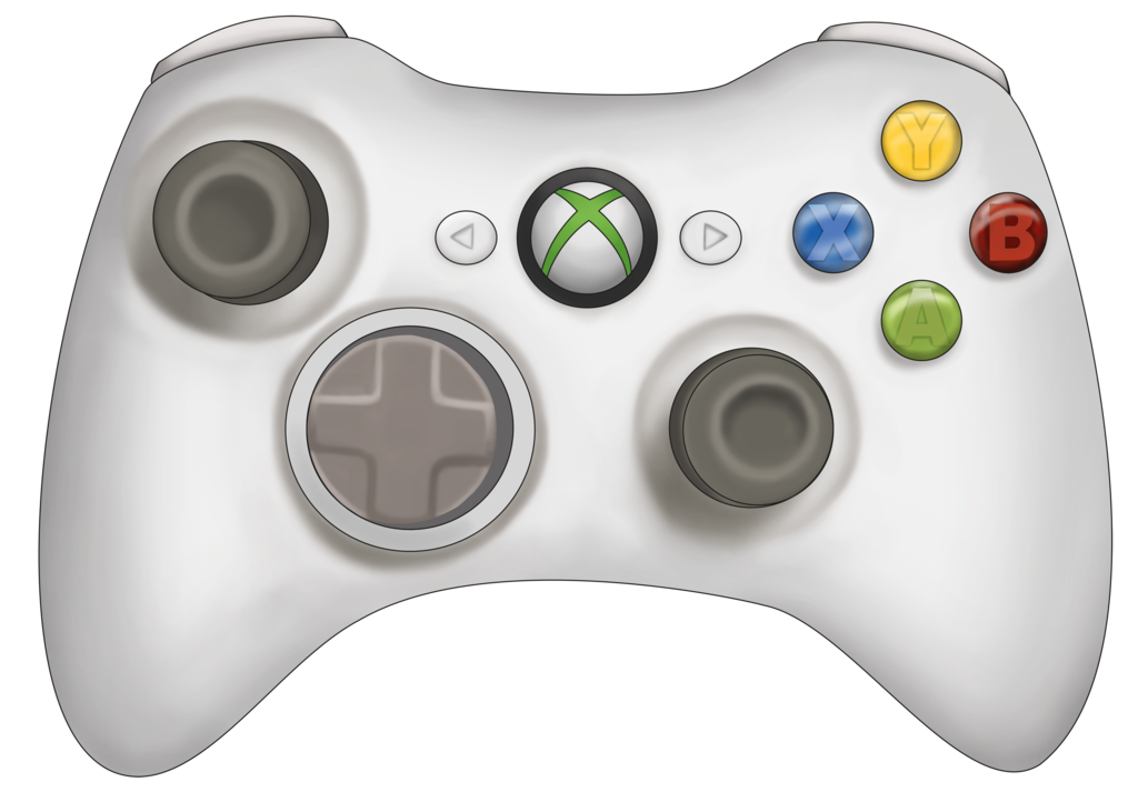 One pencil and in. Controller clipart xbox 1 controller