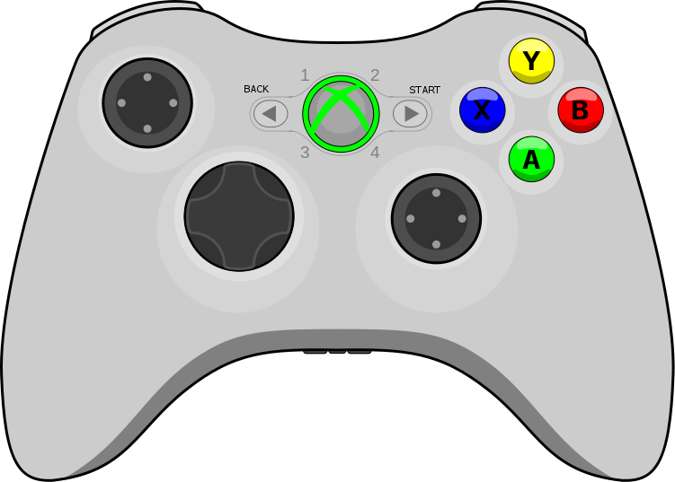 controller clipart xbox logo