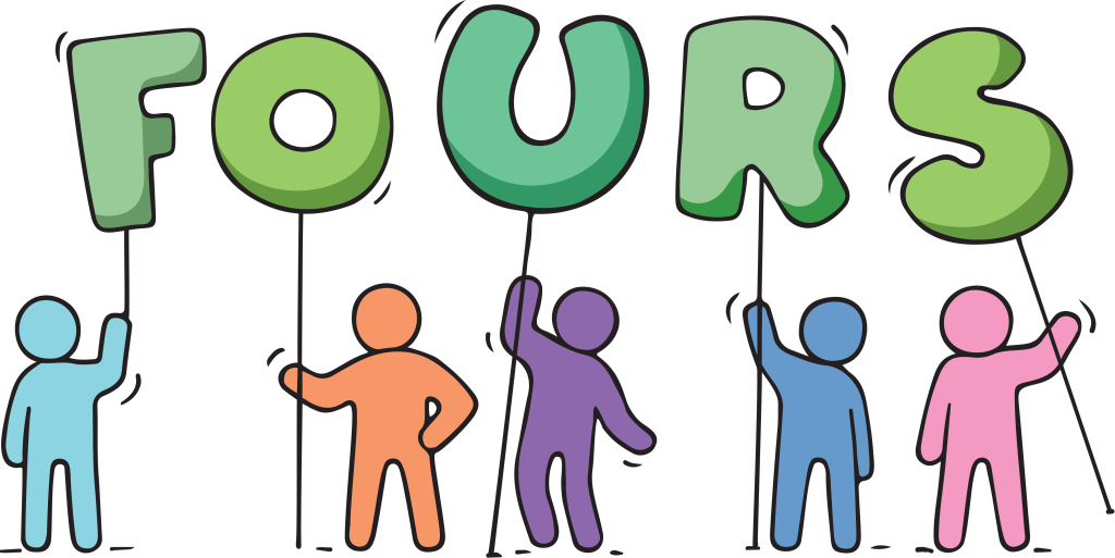 Fours registration preschool classes. Conversation clipart cell group