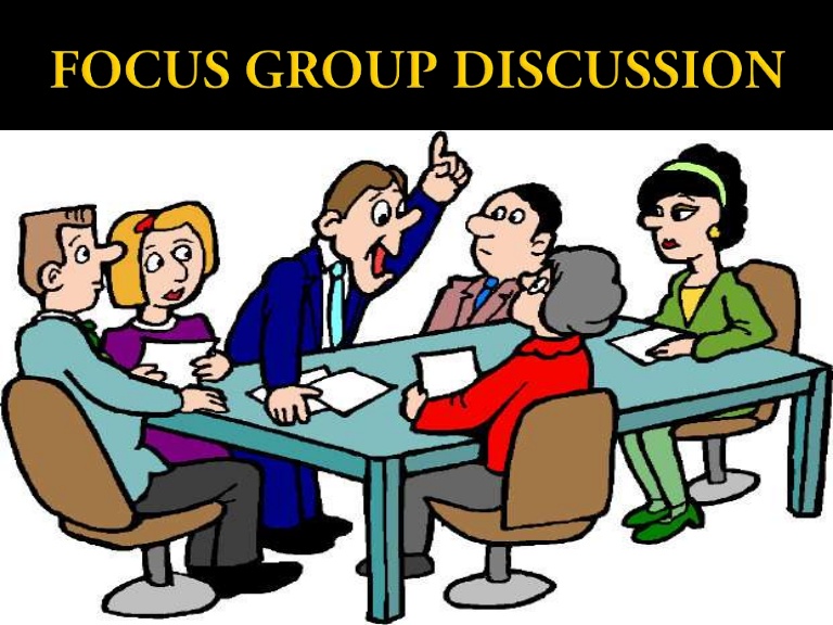 discussion clipart focused group