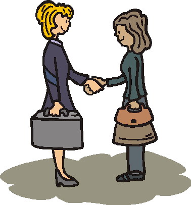 Free business download clip. Conversation clipart meeting friend