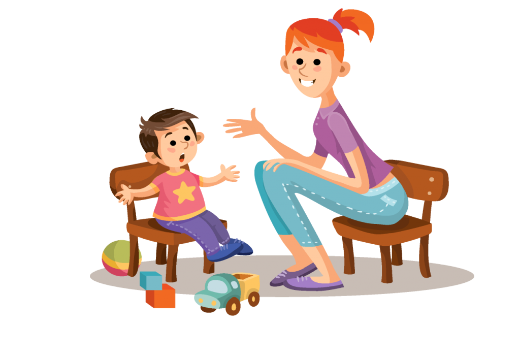 parents and children together clipart